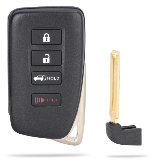 2015-2020 Lexus NX300h NX200T LX570 / 4-Button Smart Key / PN: 89904-78470 / HYQ14FBA / AG Board 2110 (AFTERMARKET)